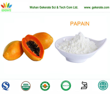 Papain super purity protease purified from papaya fruit, food enzymes